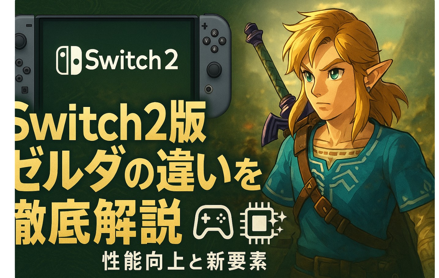 【Switch2版ゼルダの違いを徹底解説】性能向上と新要素