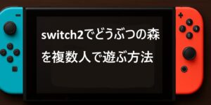 switch2でどうぶつの森を複数人で遊ぶ方法