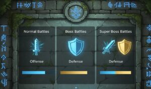ドラクエ11のシチュエーション別おすすめ装備比較表。通常戦は殲滅速度、ボス戦は耐性、裏ボス戦は火力と耐久の両立を重視。