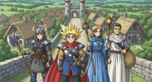 ドラクエ3序盤の冒険開始シーン