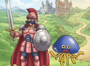 ドラクエ ライアンとホイミンの絆を描いたシーン