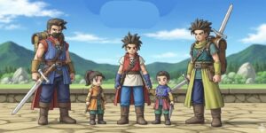 ドラクエ5 PS2版で家族が揃って旅を終える場面