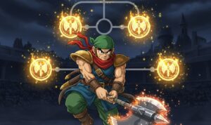 ドラクエ8ヤンガスの斧スキルと火力型ビルドを紹介する画像