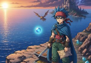 ドラクエ カミュの正体と冒険。宝を求めて旅立つ青髪のトレジャーハンター