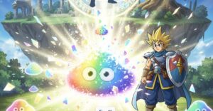 ドラクエタクト 勇者ソロ ガチャ演出 虹スライム
