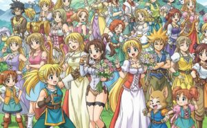 歴代のドラゴンクエストシリーズに登場する人気女性キャラクターたちの集合イメージ