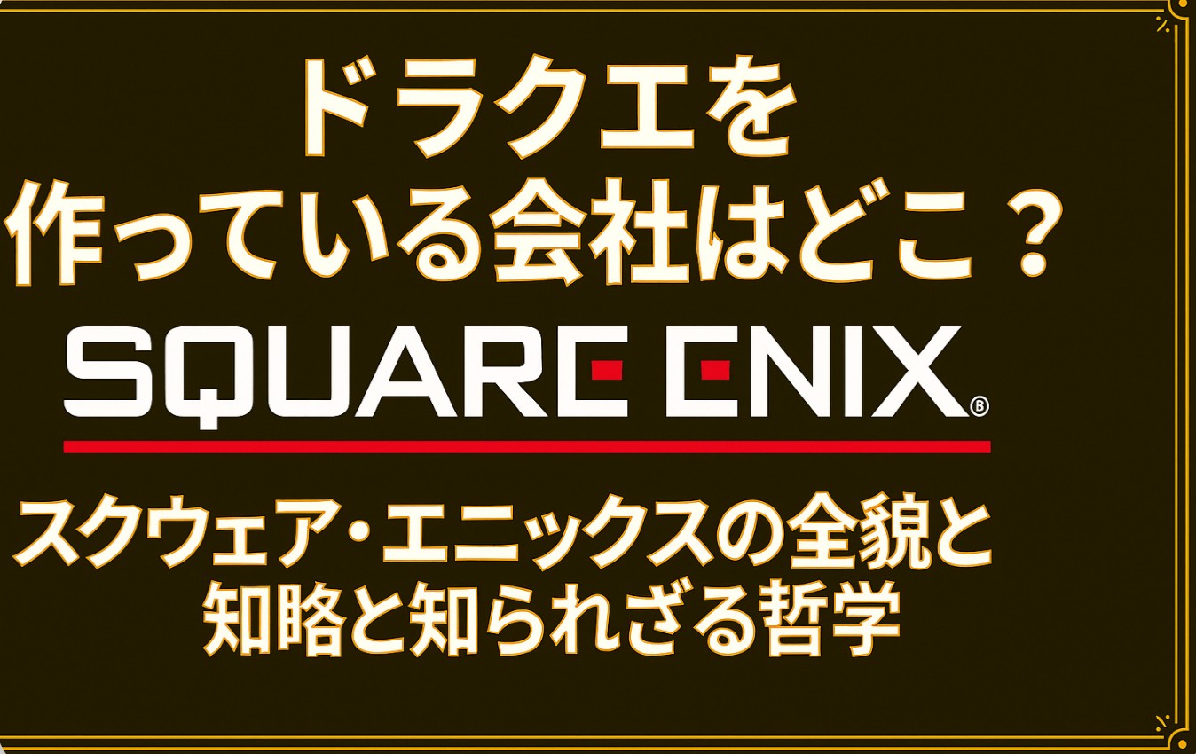 ドラクエを作っている会社はどこ？スクウェア・エニックスの全貌と知られざる哲学