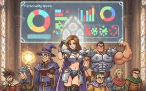 ドラクエ3リメイクの性格別ステータス補正と上昇率をグラフで比較した図解