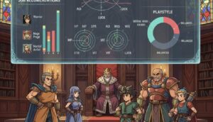 ドラクエ3リメイクで性格を選ぶときのコツと職業・プレイスタイル別の注意点を示すイラスト