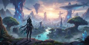 ps5 鳴潮 オープンワールド探索の風景(4Kグラフィック対応)