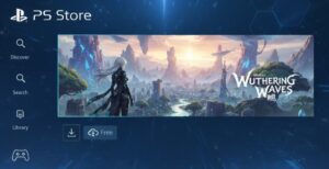 ps5 鳴潮 PSストアから無料ダウンロードする手順画面