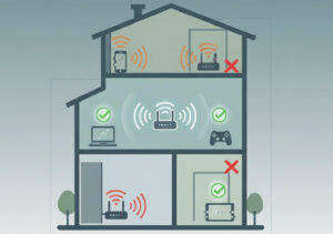 PS5のWi-Fiを安定させるためのルーター設置位置と電波範囲