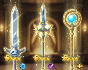 ドラクエウォークのリセマラで狙うべき星5当たり武器の画像