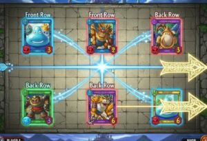 ドラクエライバルズ バトル画面の盤面構造(前列後列システム解説)