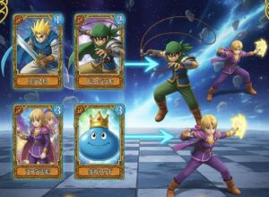 ドラクエライバルズ 人気キャラクターカードとシリーズ再現性