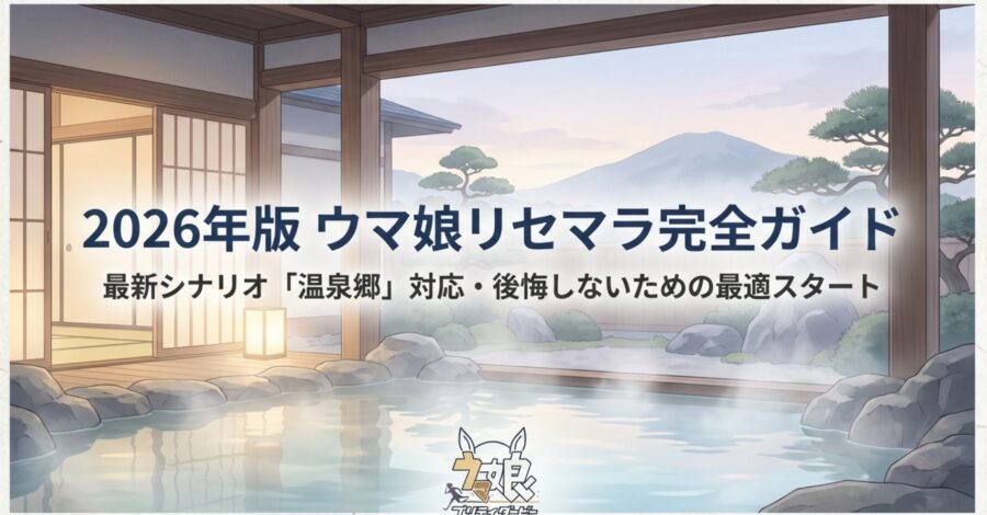 2026年版ウマ娘リセマラ完全ガイド・アイキャッチ