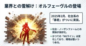 オルフェーヴル実装により崩れつつある権利関係の壁と社台グループとの関係改善