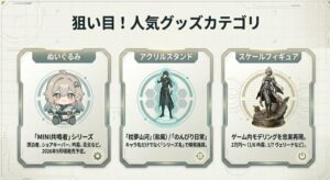 MINI共鳴者ぬいぐるみ、アクリルスタンド、スケールフィギュアなどの人気グッズ画像一覧