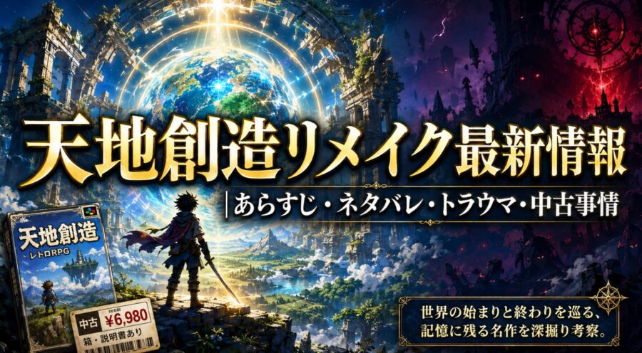 天地創造リメイク最新情報|あらすじ・ネタバレ・トラウマ・中古事情